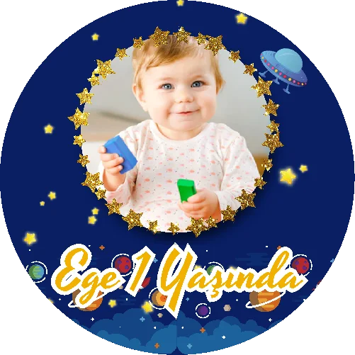 Gezegen Temalı Yuvarlak Açacak Magneti